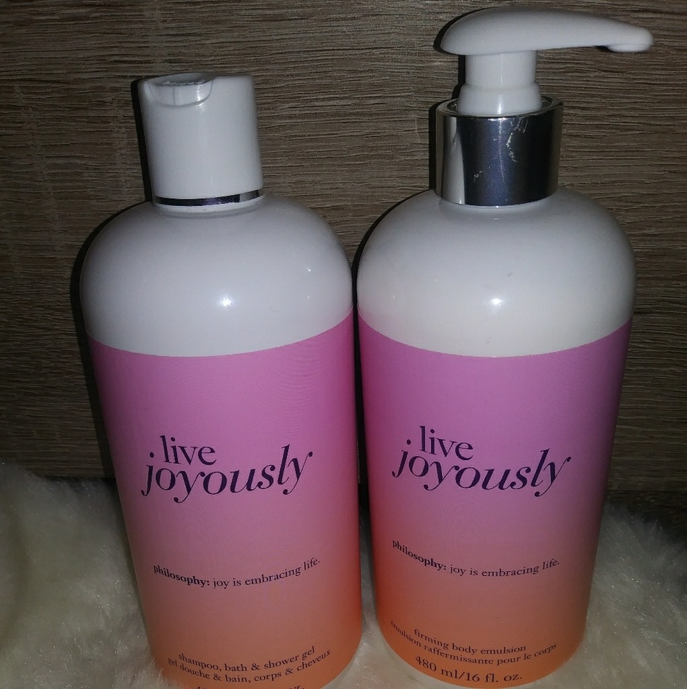 Philosophy Live Joyously body wash & lotion -NEW